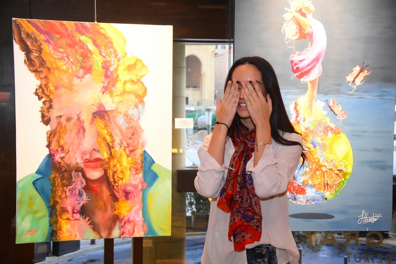 Conflicted Faces Exhibition by Fadwa Hamdan